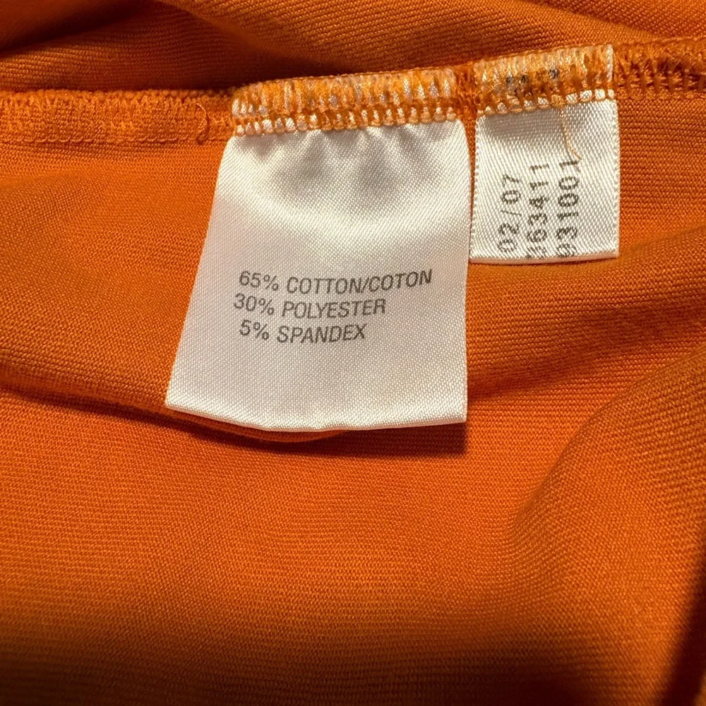 Adidas Climalite Men’s Golf Polo Orange Size L